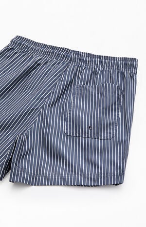 Bailey Black Pinstripe 4.5" Swim Trunks Bailey Black Pinstripe 4.5" Swim Trunks image number 4