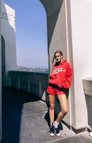 Ways To Say ILY Zip Up Hoodie image number 5