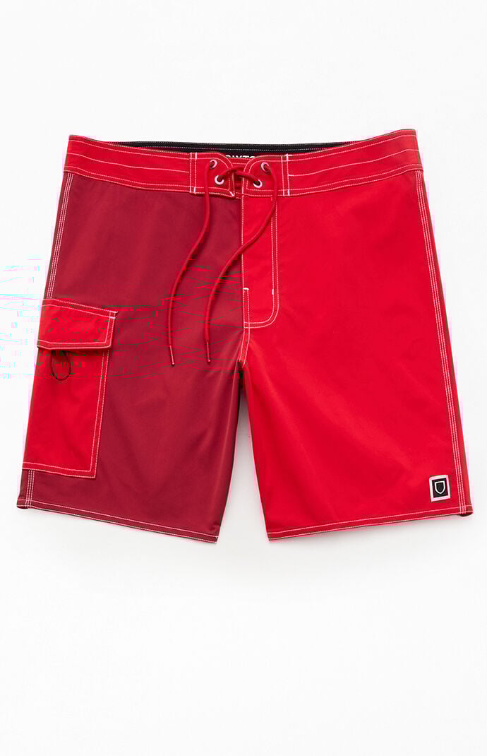 Brixton Red Classic 7" Boardshorts