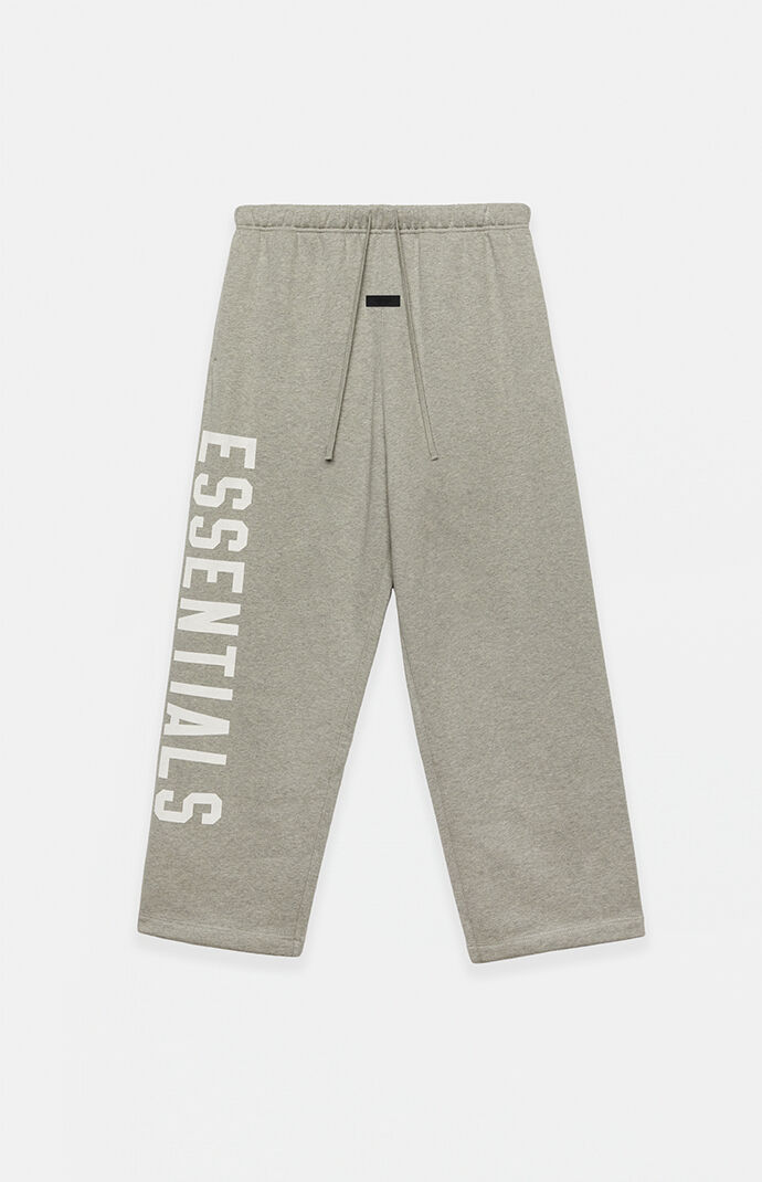 Fear of God ESSENTIALS Kids Dark Heather Oatmeal Fleece Relaxed