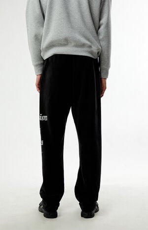 Black Expressions Baggy Sweatpants image number 3