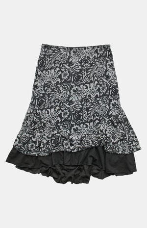 2000s Floral Midi Skirt image number 1