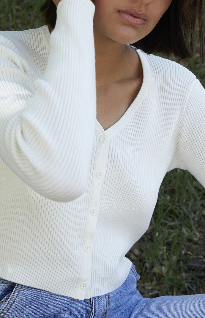 White Shannon Cardigan