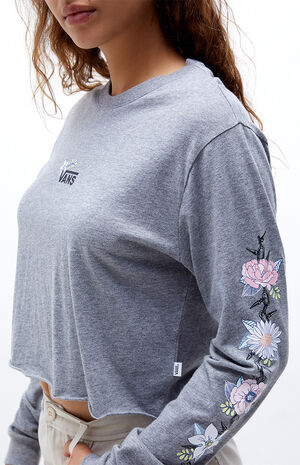 Trinketz Long Sleeve Cropped T-Shirt image number 2