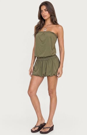 Layton Studded Strapless Bubble Mini Dress image number 2
