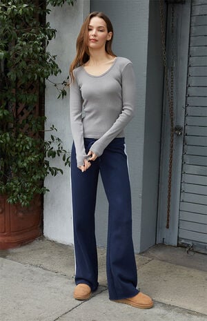 Gray Josephine Long Sleeve Top image number 1