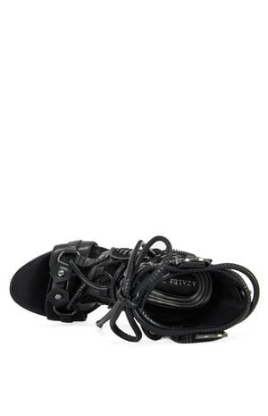 Women's Shainia Black Gladiator Sandals image number 4