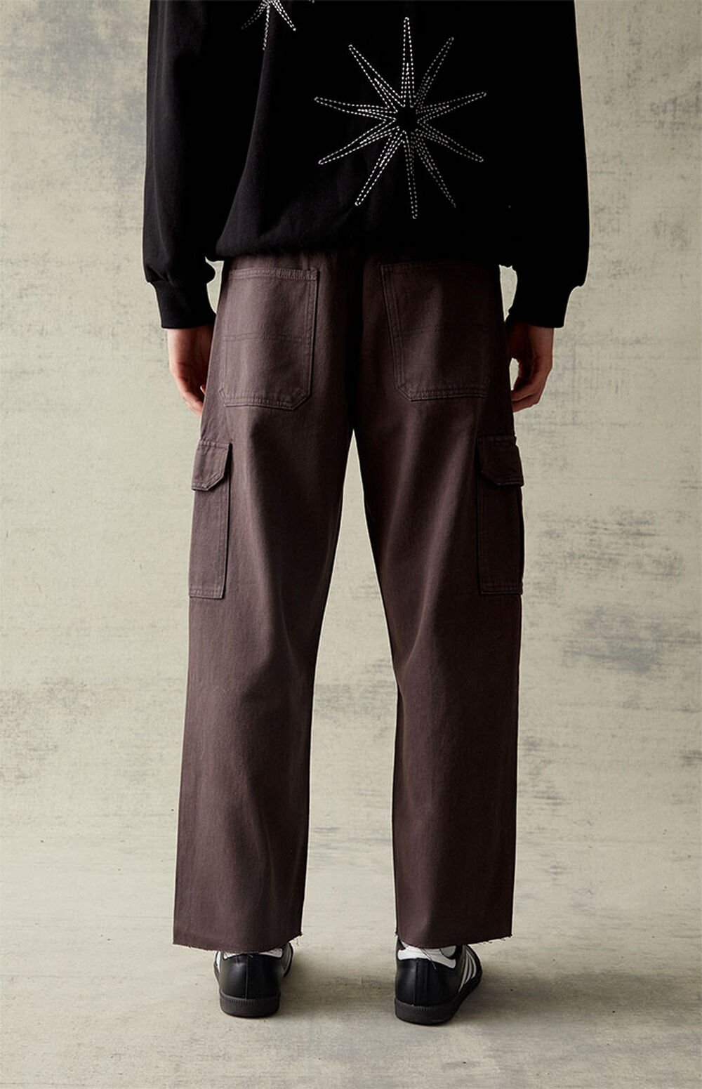 PacSun Baggy Gray Cargo Jeans PacSun