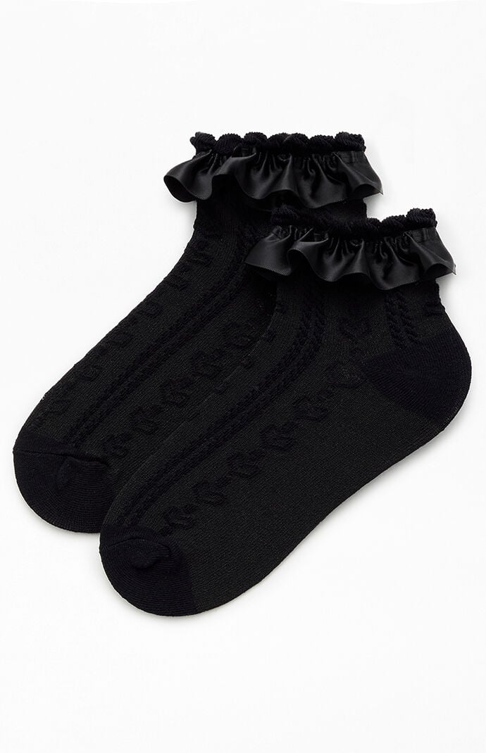 Pacsun Ruffle Ankle Socks