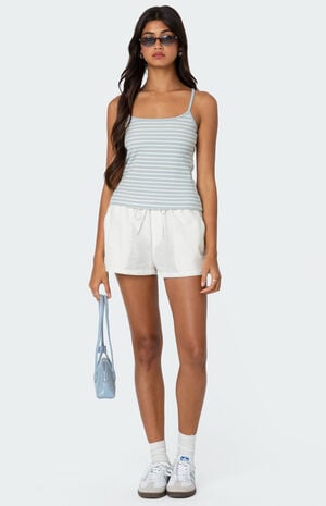 Gretta Striped Ribbed Tank Top image number 2