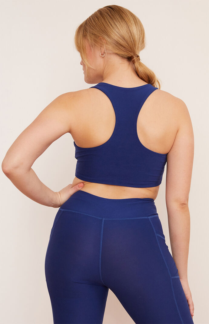 Eco Indigo Yoga Sports Bra