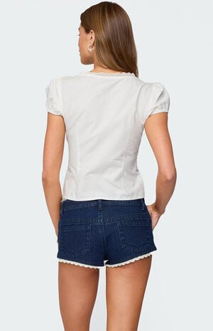 Antonella Cotton Button Up Top image number 5