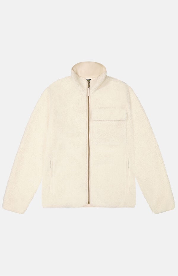 WeSC America Inc Moritz Cream Faux Shearling Jacket