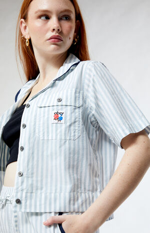 Serena Striped Utility Shirt image number 2