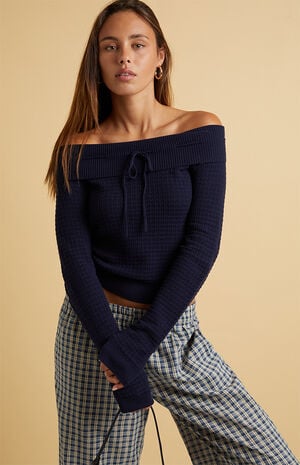Kaylee Off-The-Shoulder Sweater image number 1