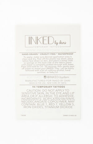 Black & White Nail Art Tattoos image number 2