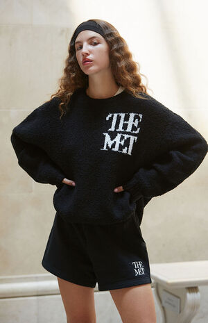 x PacSun Black Mini Sweat Shorts image number 1