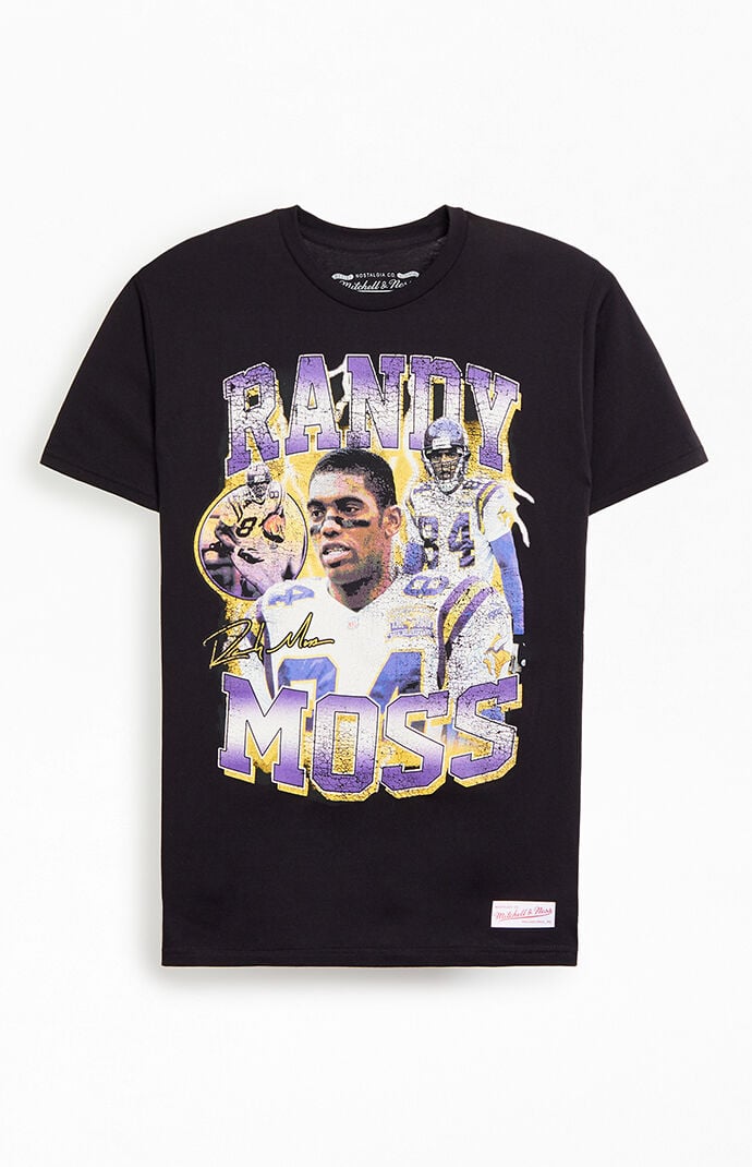 ★Mitchell & Ness Randy Moss Legends Collage 関税込★ Mitchell & Ness Randy Moss Legends Collage T-Shirt | PacSun