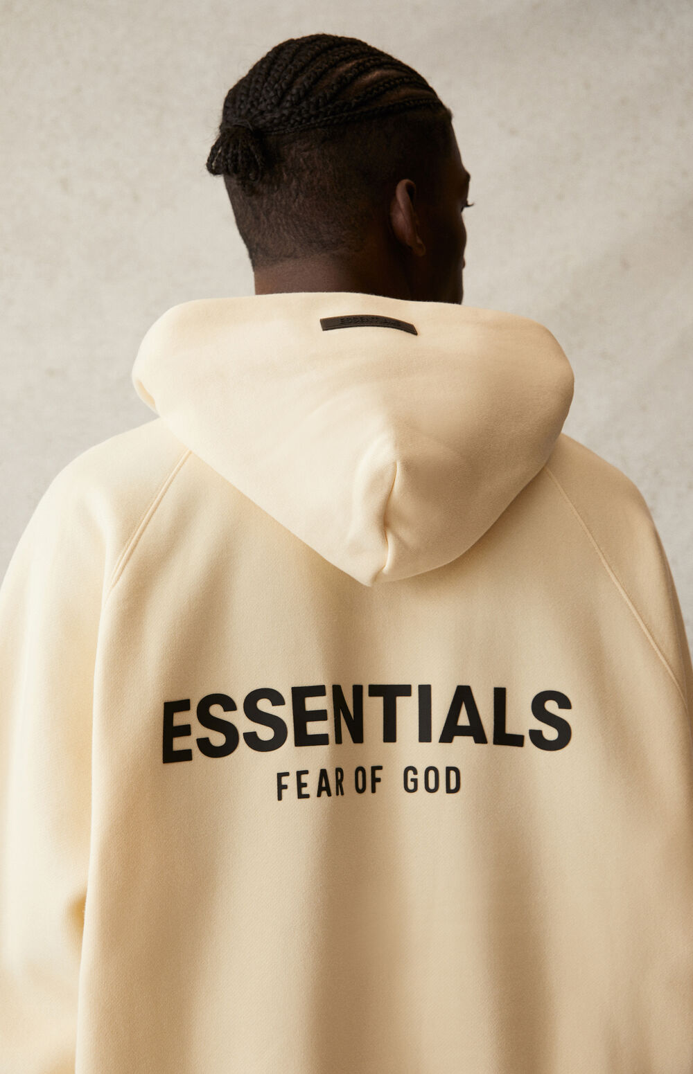 Fear Of God FOG Essentials Cream Hoodie PacSun