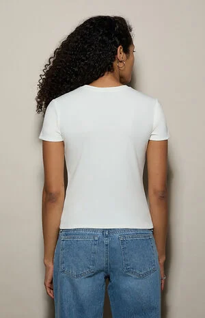 Carolyn Cotton Crew Neck T-Shirt image number 4