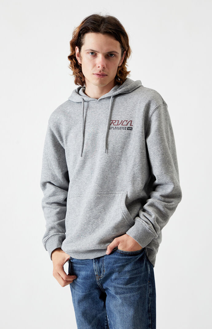 RVCA Mens Transmission Hooded Sweatshirt