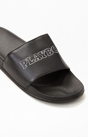 By PacSun Logo Slide Sandals image number 6