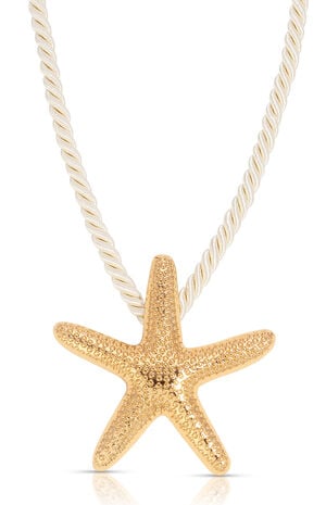 Starfish Statement Pendant Necklace image number 1