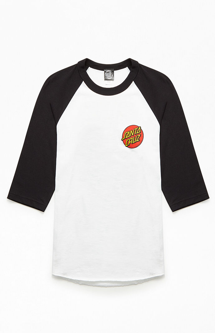 Classic Dot Raglan Baseball T-Shirt