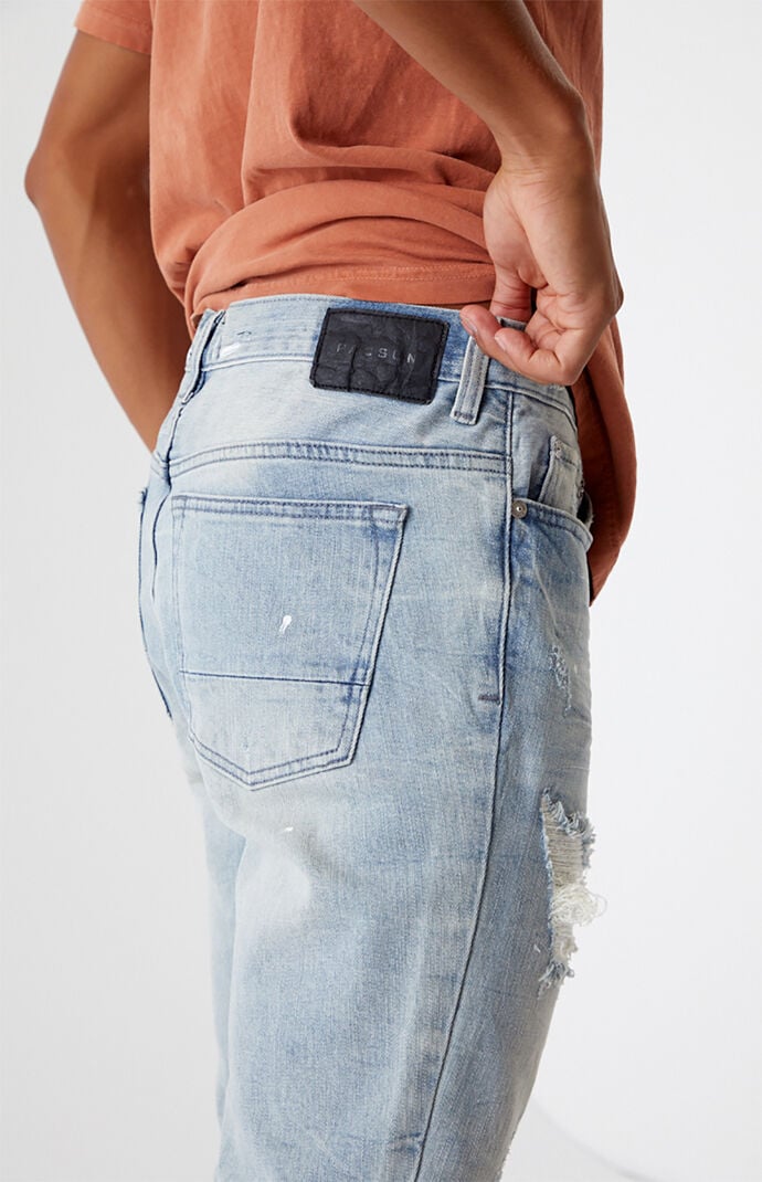 Pacsun skinniest stitch & repair dark jeans sales