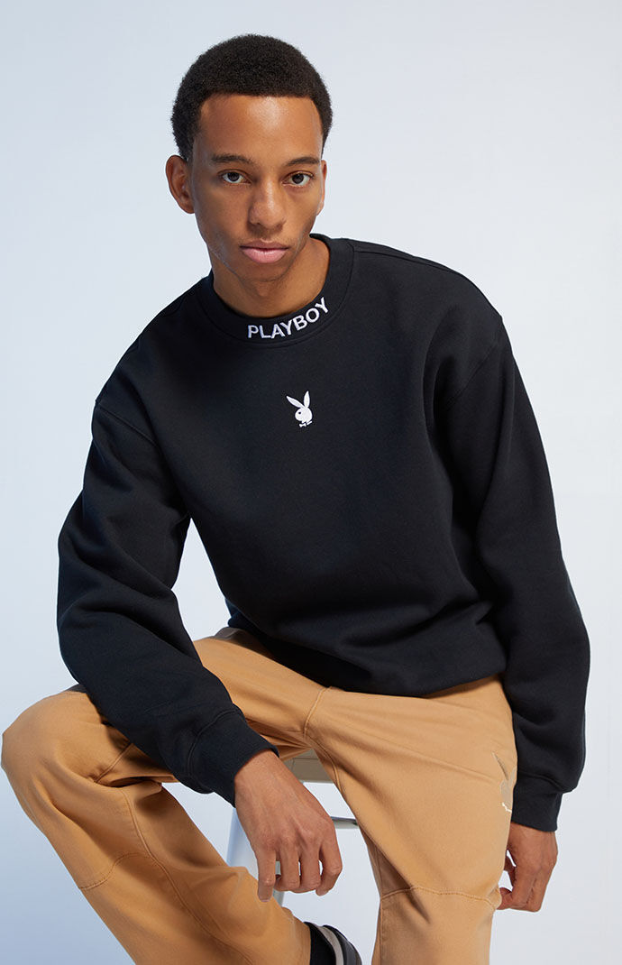 Playboy By PacSun Polished Crew Neck Sweatshirt PacSun