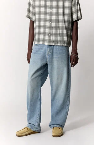 Dylan Baggy Jeans Medium Indigo image number 3