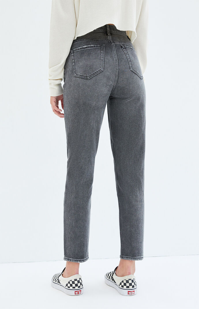 pacsun light blue ultra high waisted slim fit jeans
