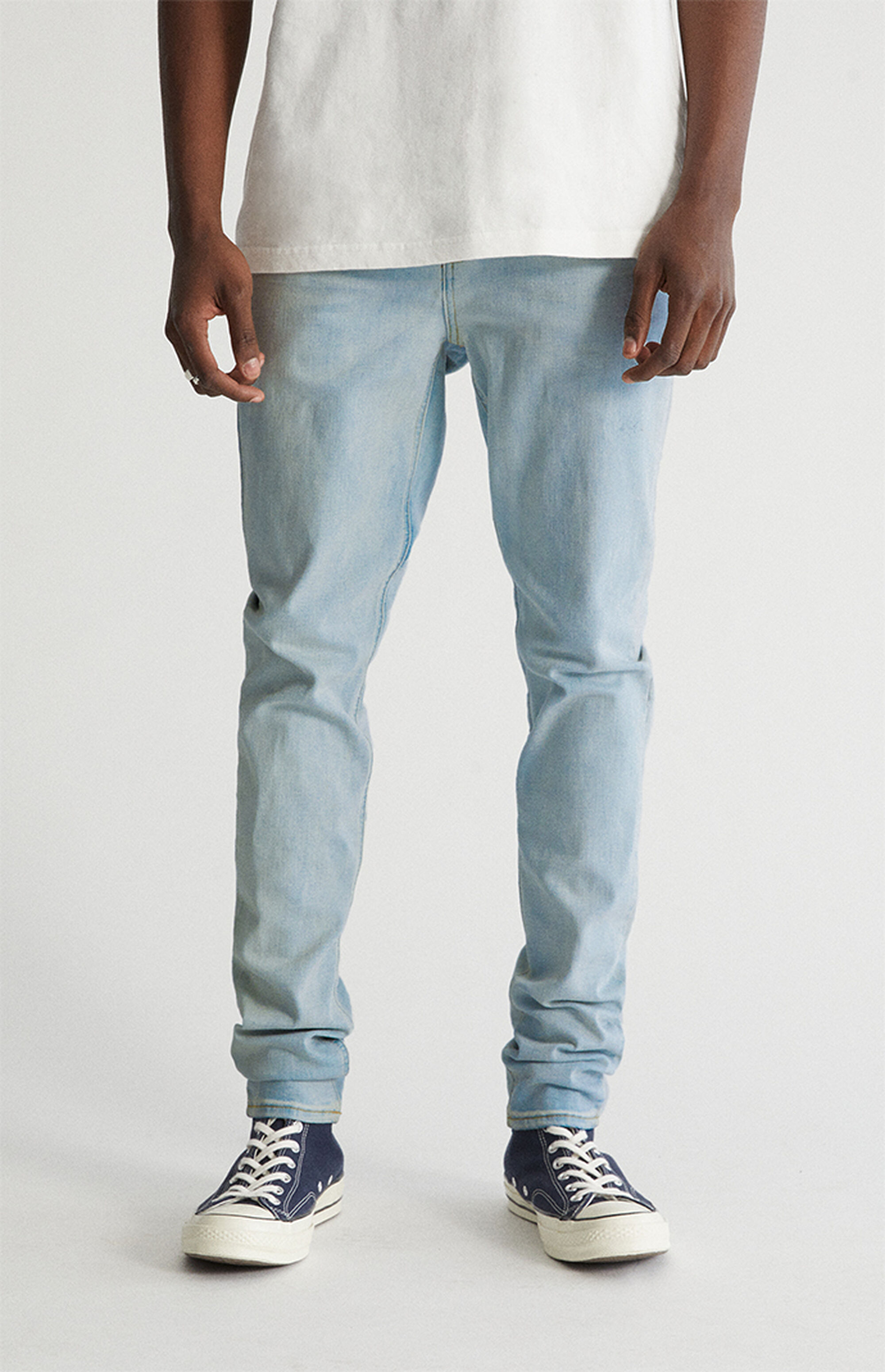 PacSun Light Stacked Skinny Jeans PacSun