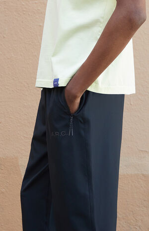 Active Black Nylon Jogger Sweatpants image number 5