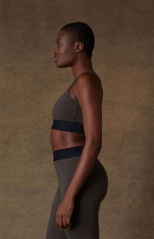 Women's Off Black Sport Tank Top image number 3