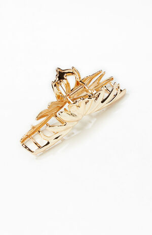 Gold Metal Claw Clip image number 1