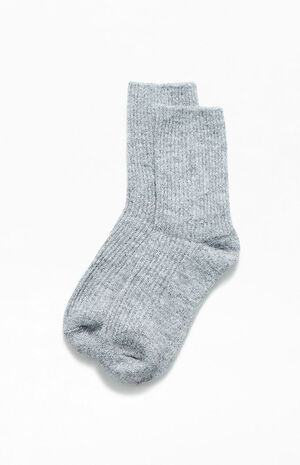 Gray Cozy Socks image number 1
