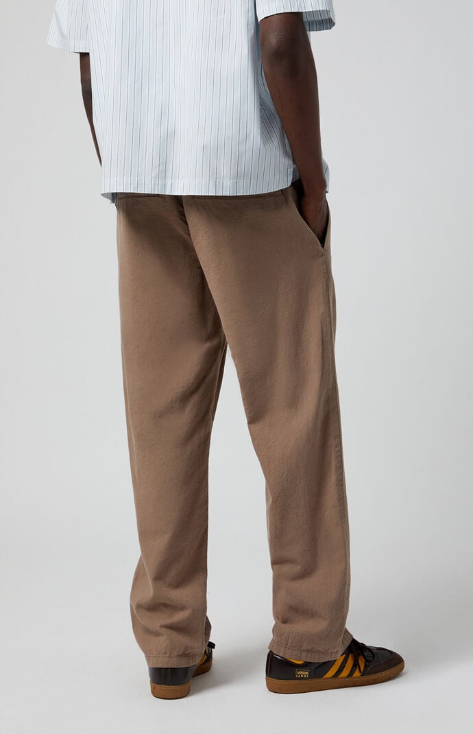 Pacsun Brown Linen Pants | PacSun
