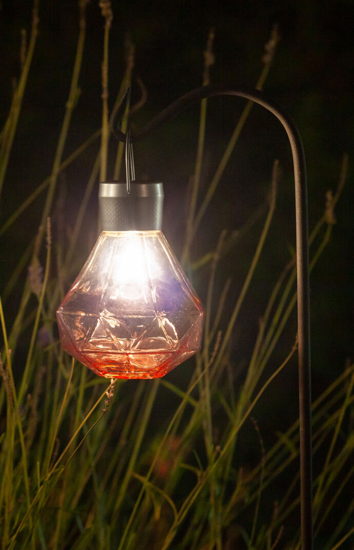 Rose Solar Gem Lantern
