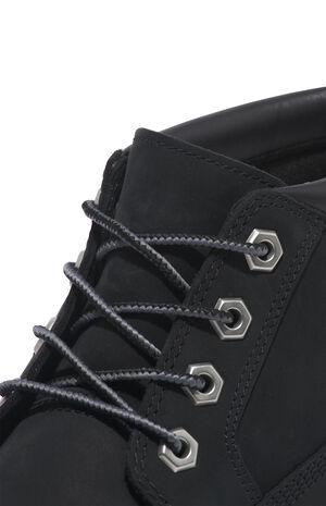 Women's Black Stone Street Mid Lace-Up Waterproof Boots image number 7