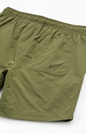 Green Collegiate 6.5" Swim Trunks image number 4