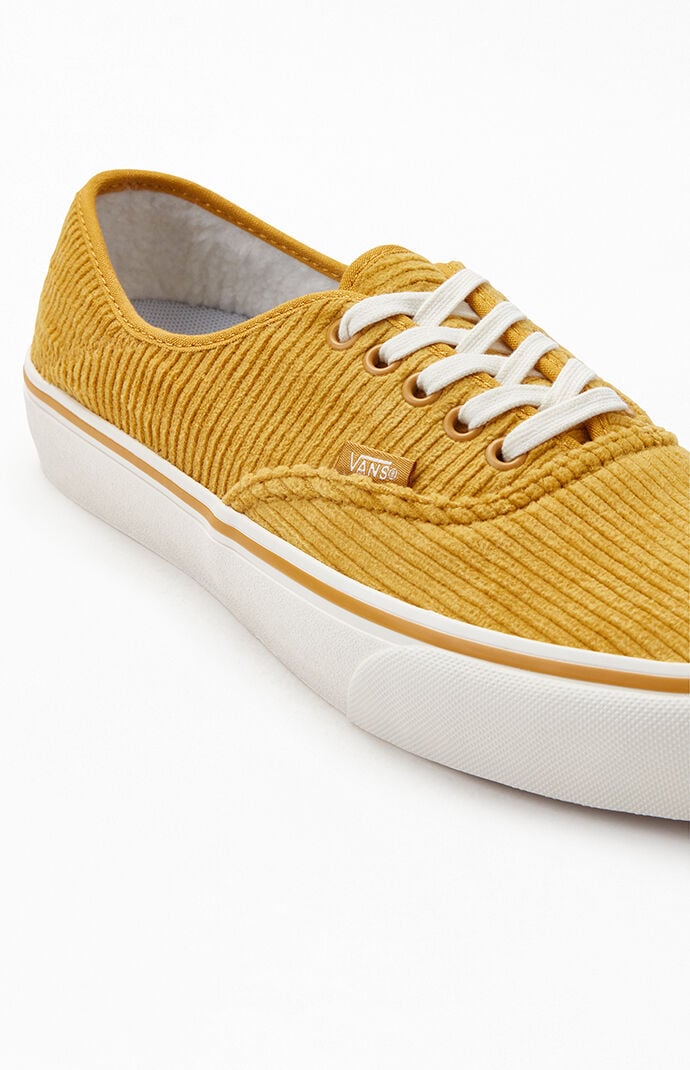 corduroy yellow vans