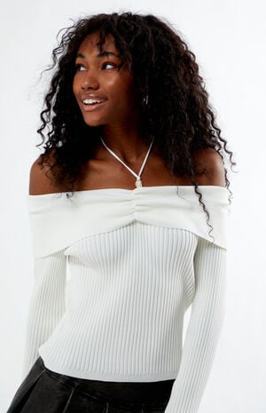 Off-The-Shoulder Sweater image number 5