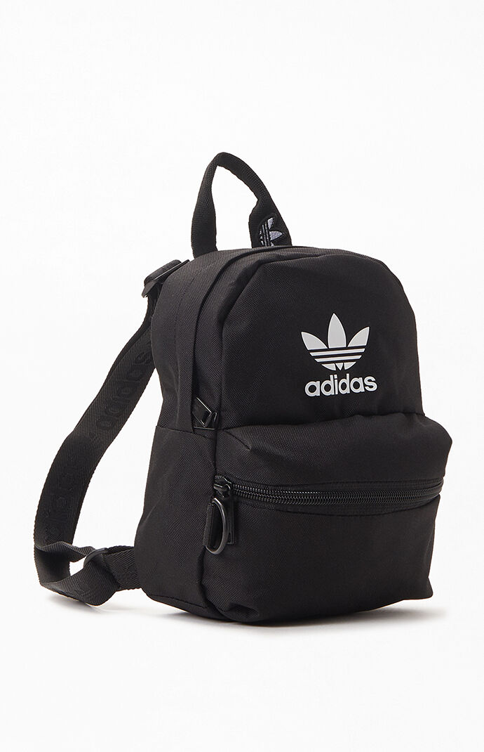 Small black adidas backpack top