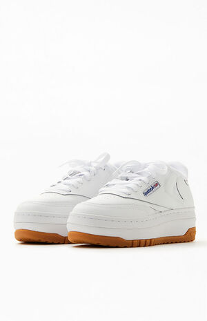 Women's White Club C Extra Sneakers image number 2