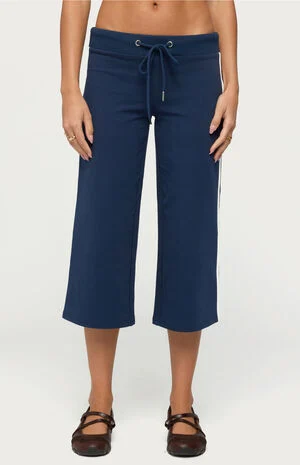 Zanele Side Stripe Capri Sweatpants image number 1