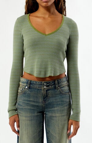 Woodland V-Neck Sweater image number 3