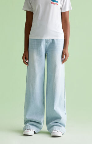 Light Indigo Baggy Jeans image number 3