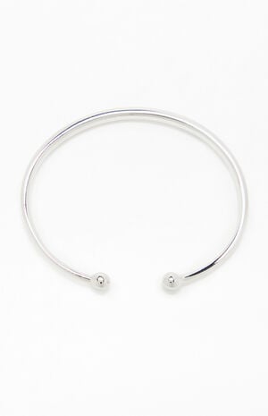 Silver Bangle Bracelet image number 1
