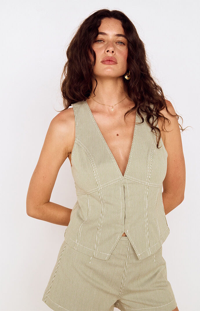 MINKPINK Muse Striped Top